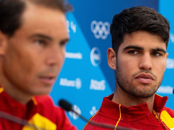 Carlos Alcaraz et Rafael Nadal - JO 2024