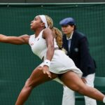 Coco Gauff Wimbledon 2024 coup droit défense