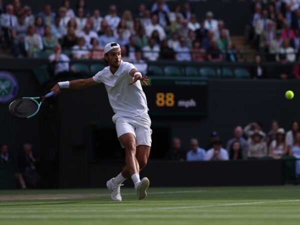Lorenzo Musetti Wimbledon 2024 coup droit