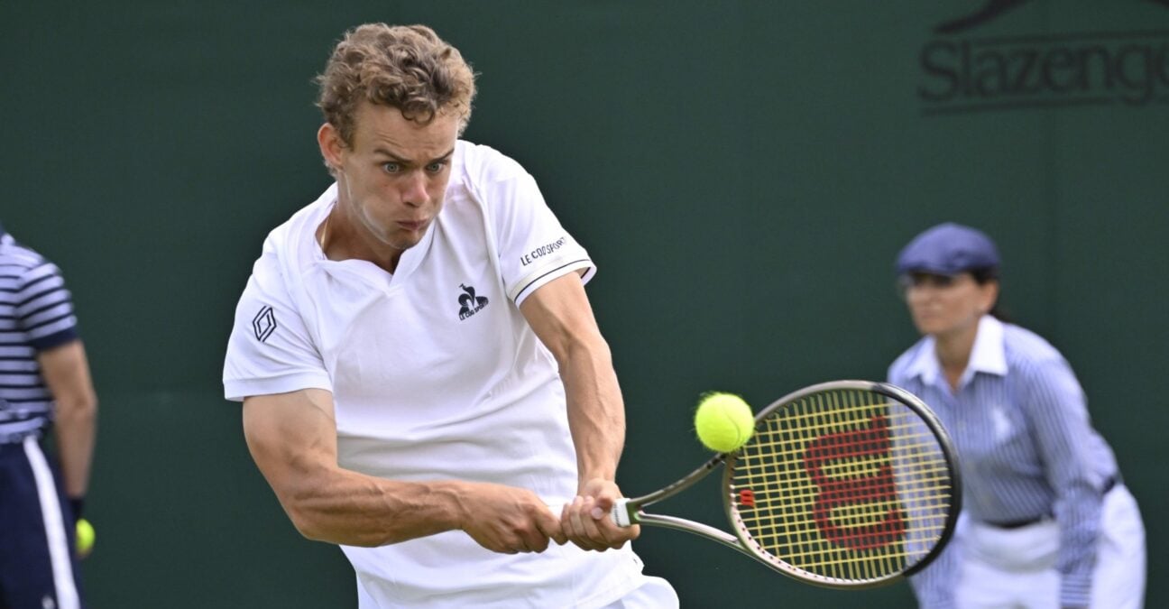 Luca Van Assche Wimbledon 2023 revers
