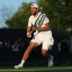 Lucas Pouille Wimbledon 2024 reprise d'appuis