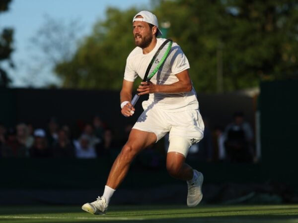Lucas Pouille Wimbledon 2024 reprise d'appuis