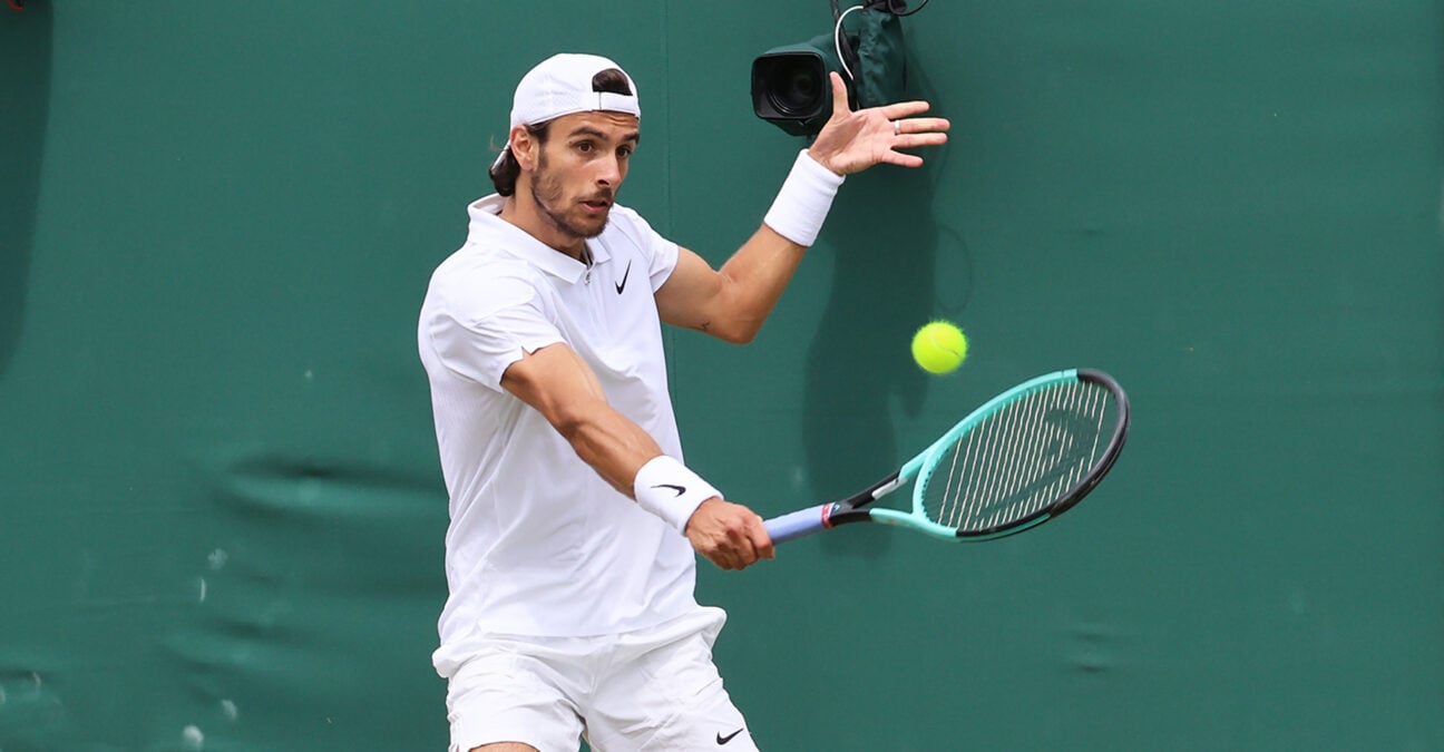 Lorenzo Musetti Wimbledon 2024 revers slice