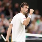 Quentin Halys Wimbledon 2024 poing serré