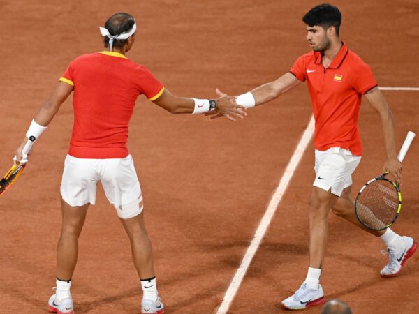 Rafael Nadal et Carlos Alcaraz - Paris 2024