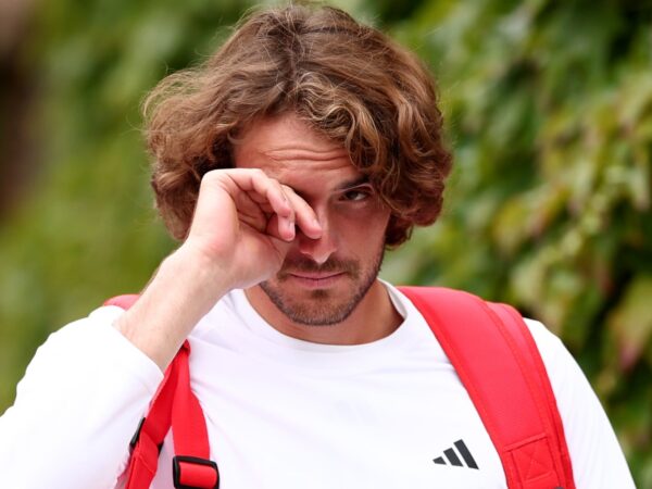 Stefanos Tsitsipas Wimbledon 2024 entraînement
