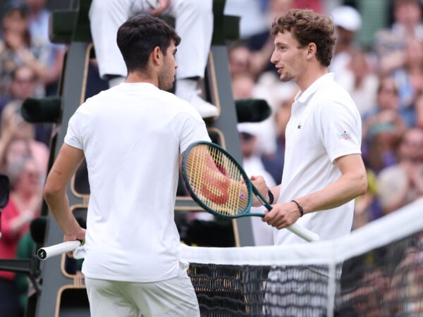 Ugo Humbert et Carlos Alcaraz - Wimbledon 2024
