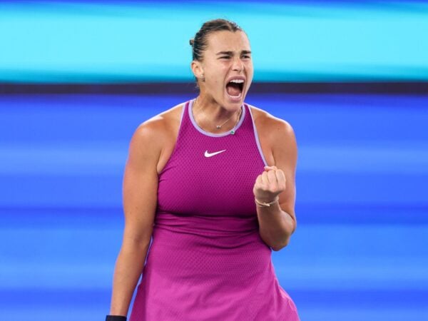 Aryna Sabalenka Wuhan 2024 poing serré