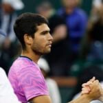 Carlos Alcaraz et Jannik Sinner, Indian Wells 2024