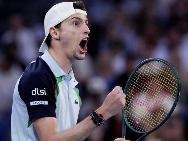 Ugo Humbert Open d'Australie 2025 poing serré