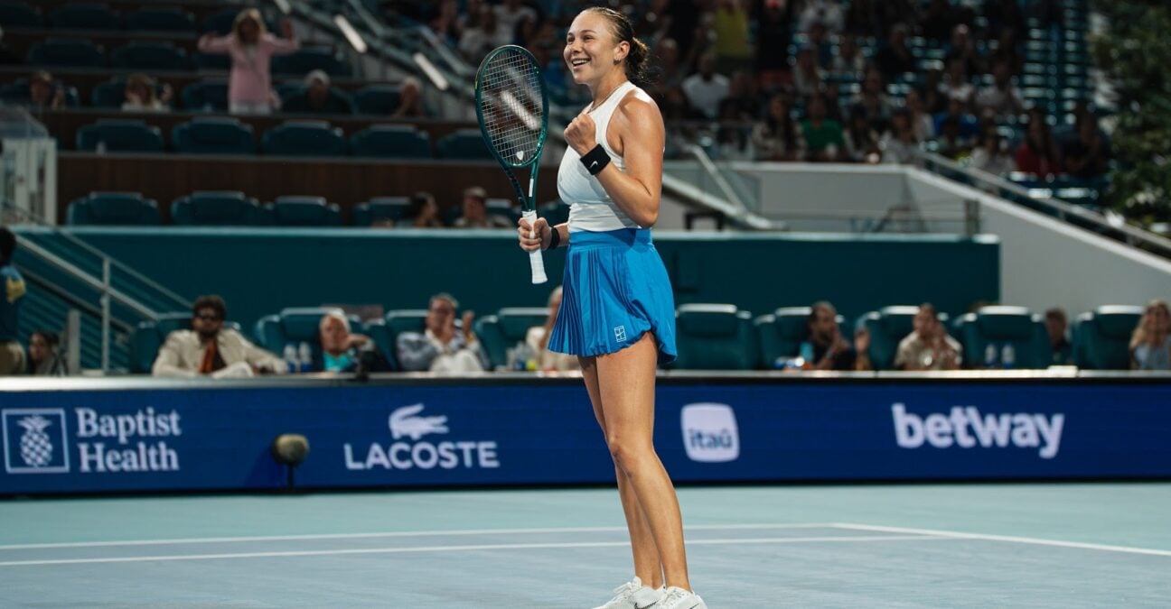 Amanda Anisimova Miami 2025 (Julien Nouet / Tennis Majors)