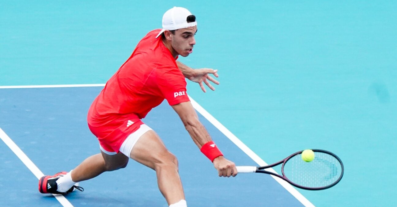 Francisco Cerundolo Miami 2025 volée revers
