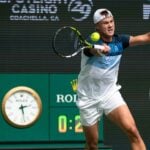 Holger Rune Indian Wells BNP Paribas Open 2025 retour coup droit