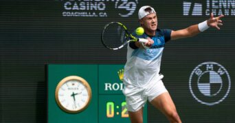 Holger Rune Indian Wells BNP Paribas Open 2025 retour coup droit