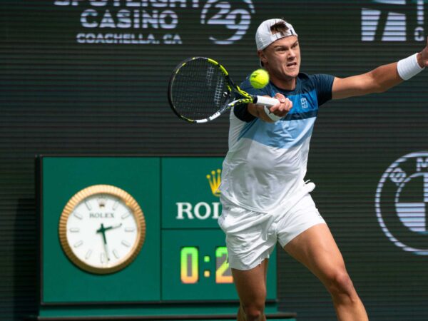 Holger Rune Indian Wells BNP Paribas Open 2025 retour coup droit