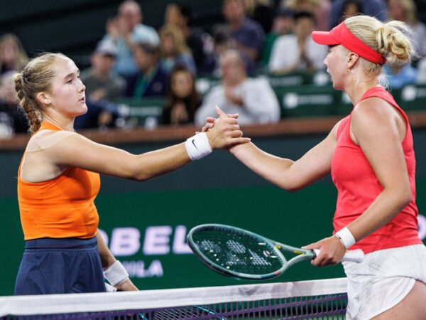Mirra Andreeva et Clara Tauson, Indian Wells 2025