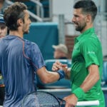 Lorenzo Musetti et Novak Djokovic, Miami 2025