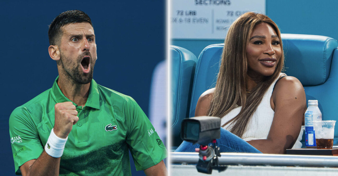 Novak Djokovic, Serena Williams, Miami 2025