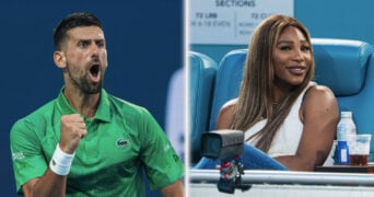 Novak Djokovic, Serena Williams, Miami 2025