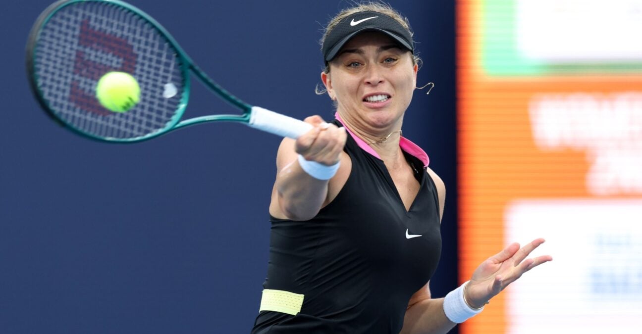 Paula Badosa Miami 2024 coup droit