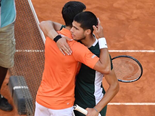 Carlos Alcaraz et Novak Djokovic - Madrid 2025