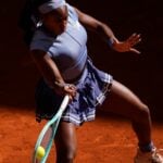 Coco Gauff Madrid 2025 coup droit