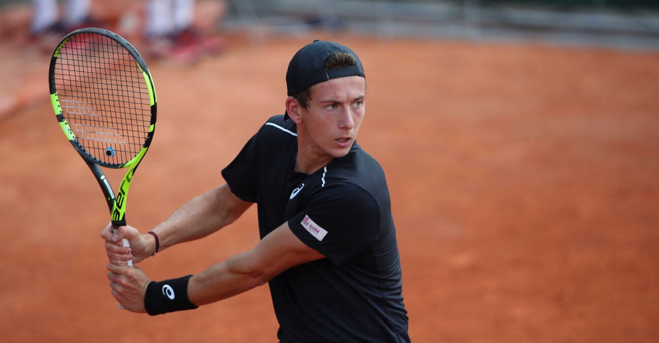 Corentin Denolly, qualifications de Roland-Garros 2018
