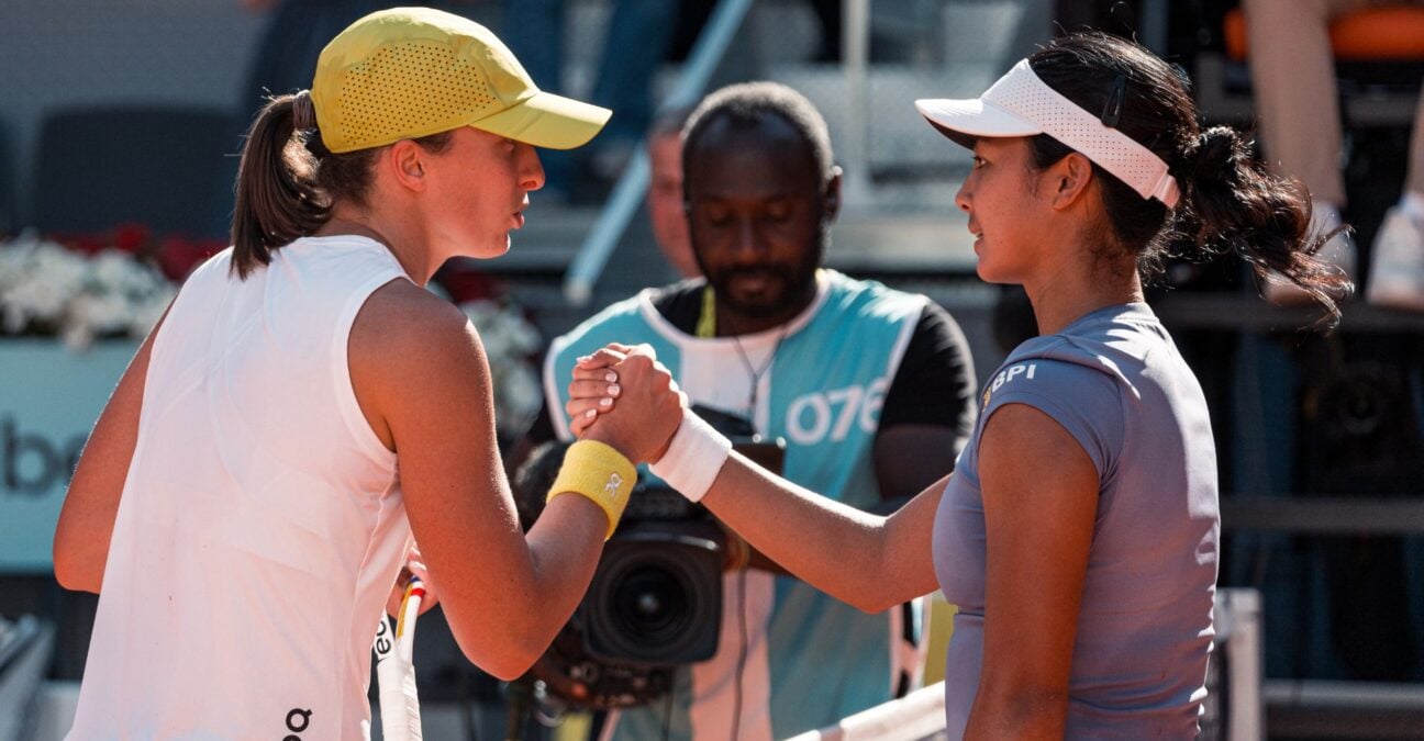 Iga Swiatek et Alexandra Eala - Madrid 2025