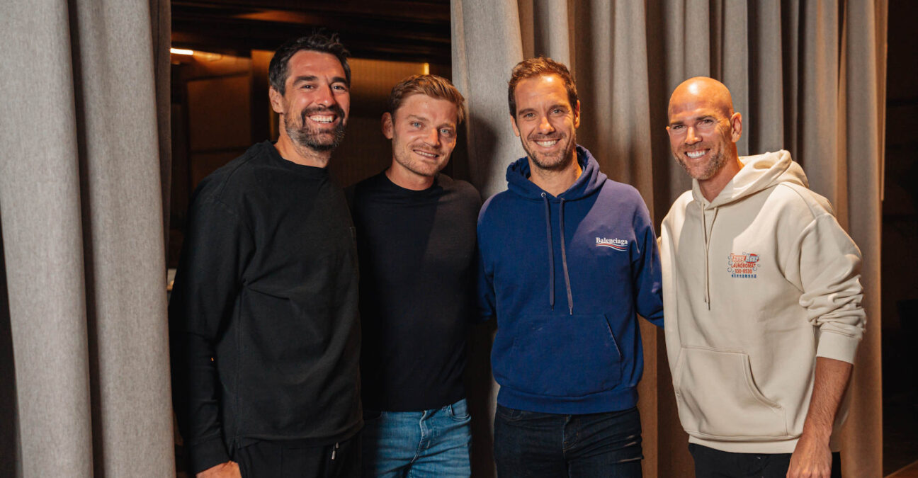 Jérémy Chardy, David Goffin et Adrian Mannarino, UTS All on the Table 2025