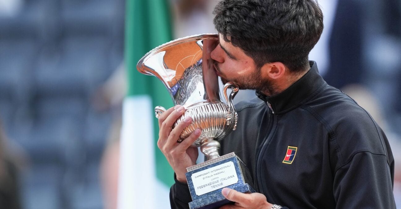 Carlos Alcaraz Rome trophée 2025 (Inside/Psnewz)