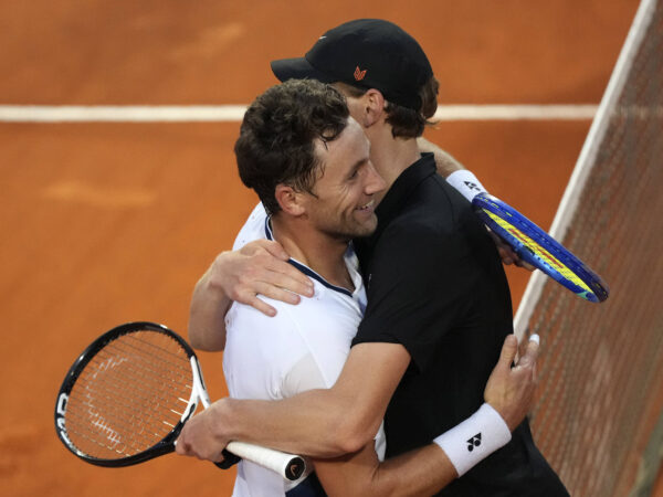 Casper Ruud et Jannik Sinner, Rome 2025