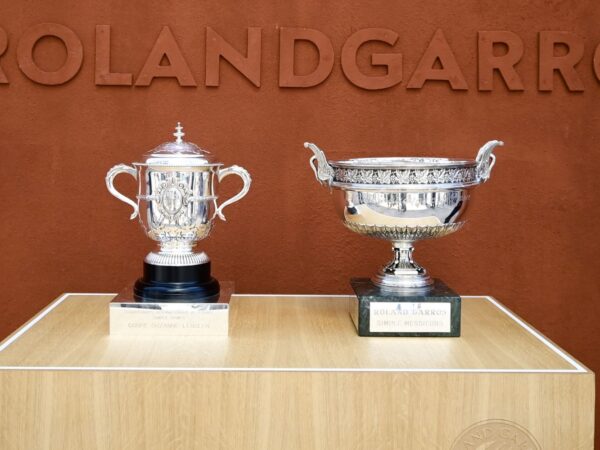 Les trophées à Roland-Garros