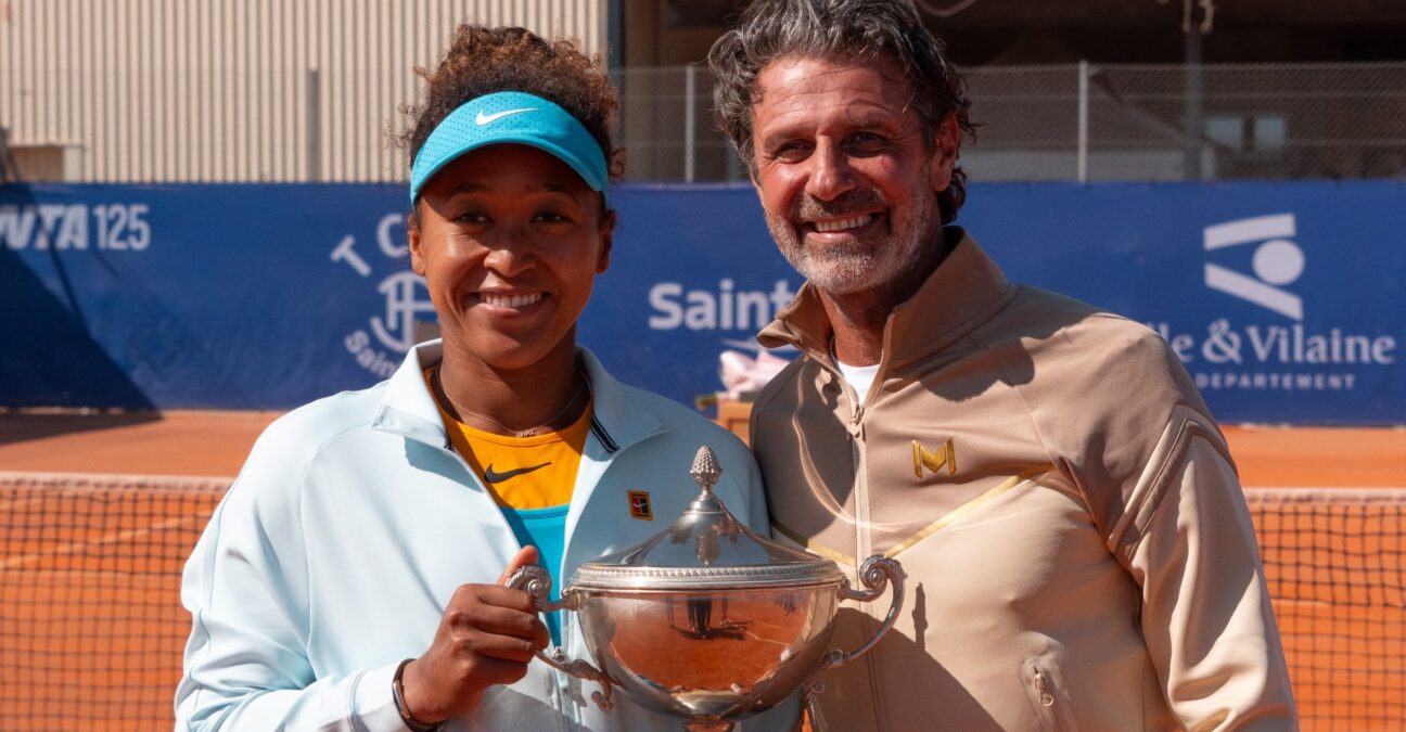 Naomi Osaka et Patrick Mouratoglou, Saint Malo 2025