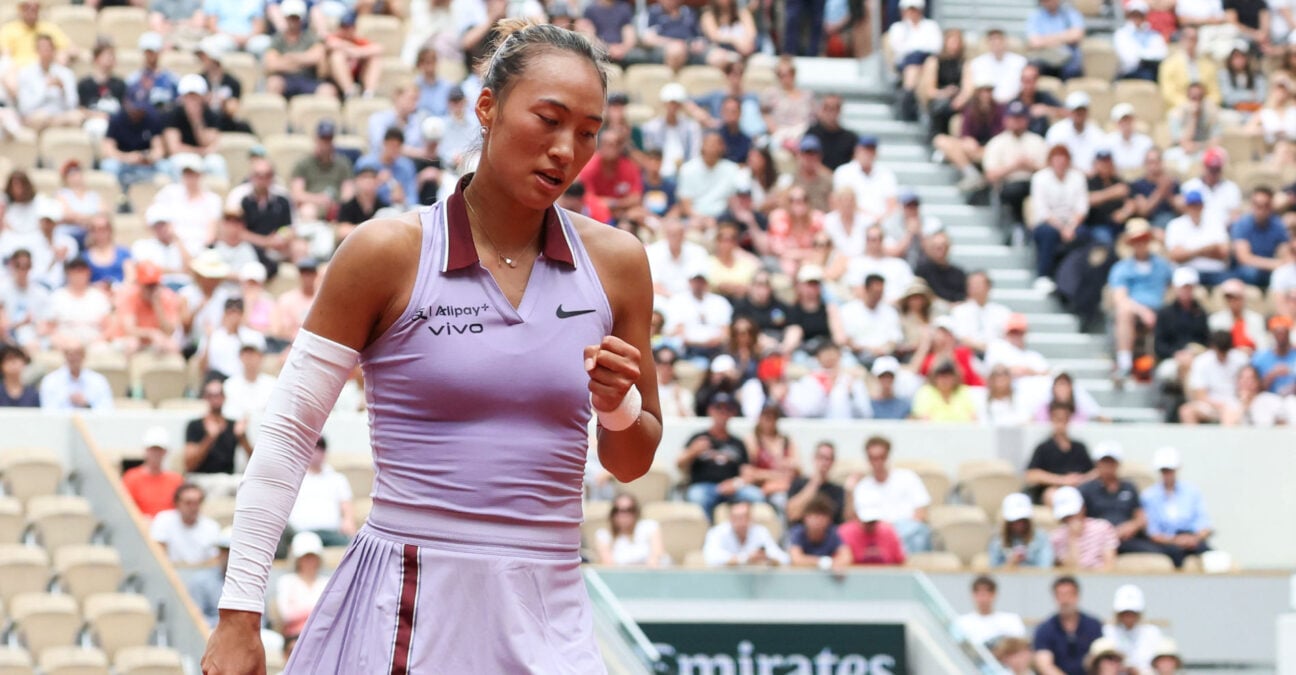 Qinwen Zheng, huitième de finale de Roland-Garros 2025