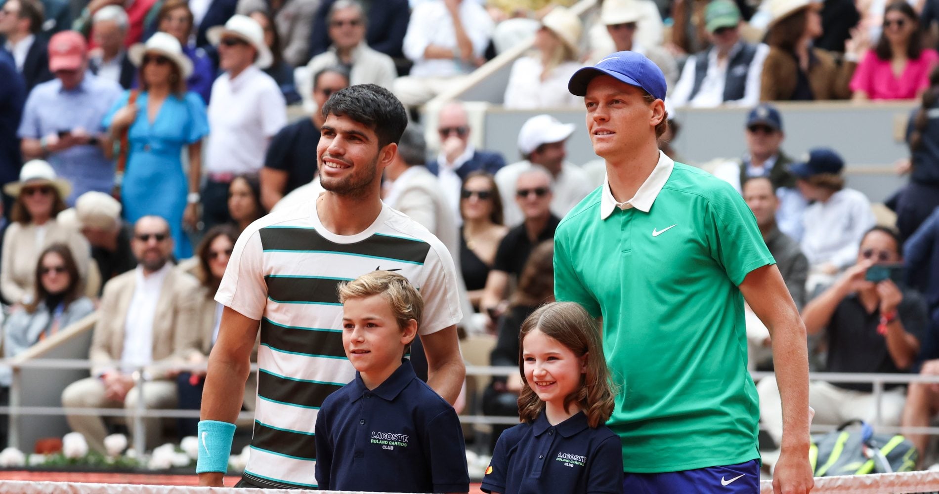 Carlos Alcaraz et Jannik Sinner, Roland-Garros 2025