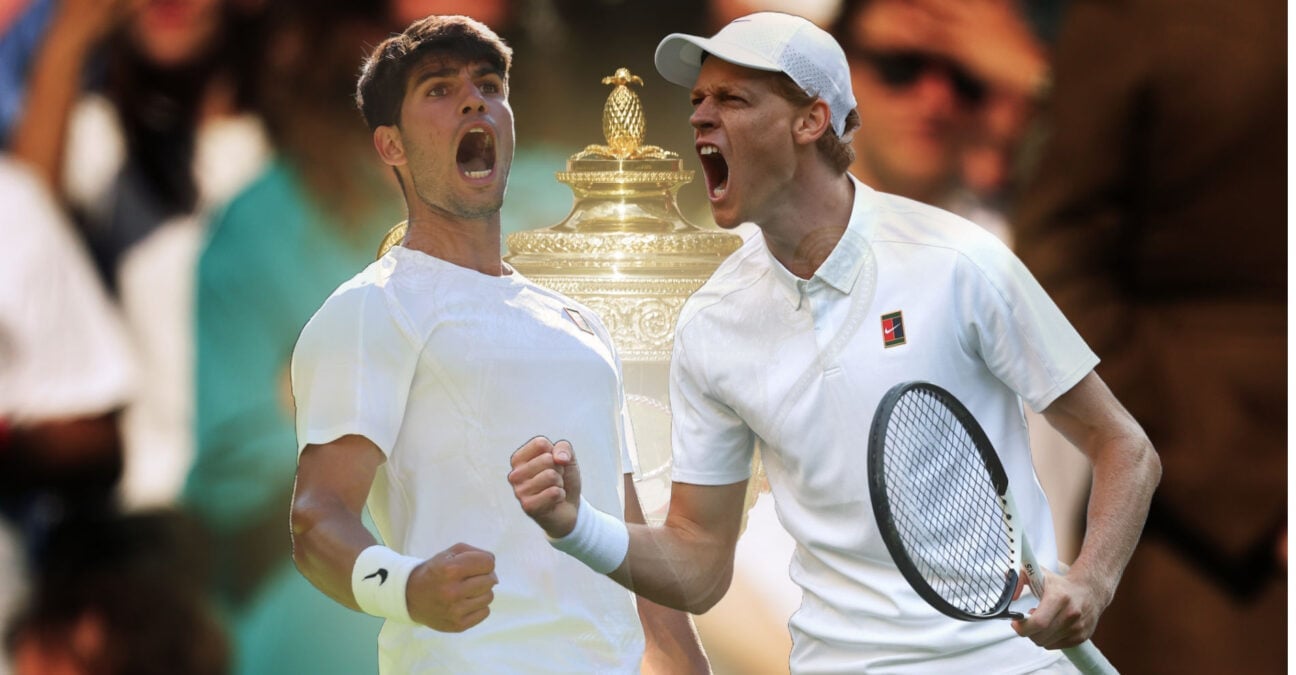 Carlos Alcaraz et Jannik Sinner, Wimbledon 2025