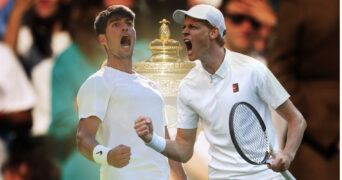 Carlos Alcaraz et Jannik Sinner, Wimbledon 2025