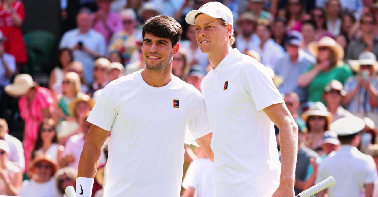 Carlos Alcaraz et Jannik Sinner, Wimbledon 2025