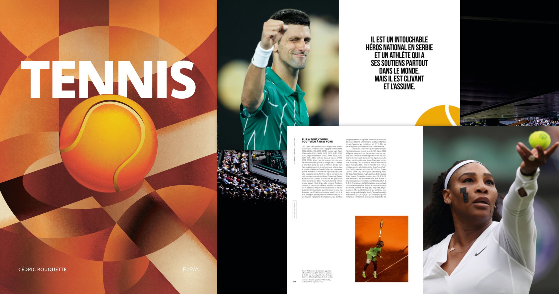 Le livre "Tennis" aux éditions E/P/A