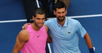 Carlos Alcaraz, Novak Djokovic, ATP Finals 2025