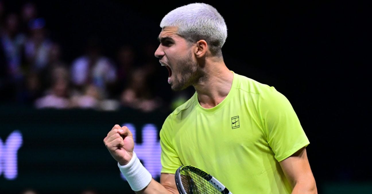 Carlos Alcaraz, indoor season 2025