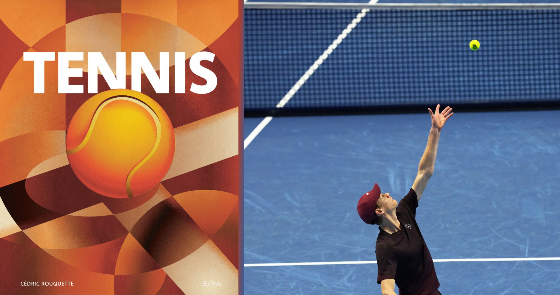 Jannik Sinner au service aux ATP Finals