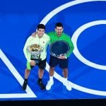 Carlos Alcaraz et Novak Djokovic, Open d'Australie 2026