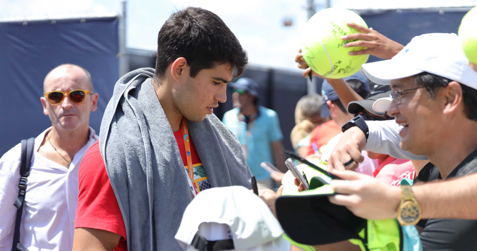 Albert Molina and Carlos Alcaraz, Miami 2023