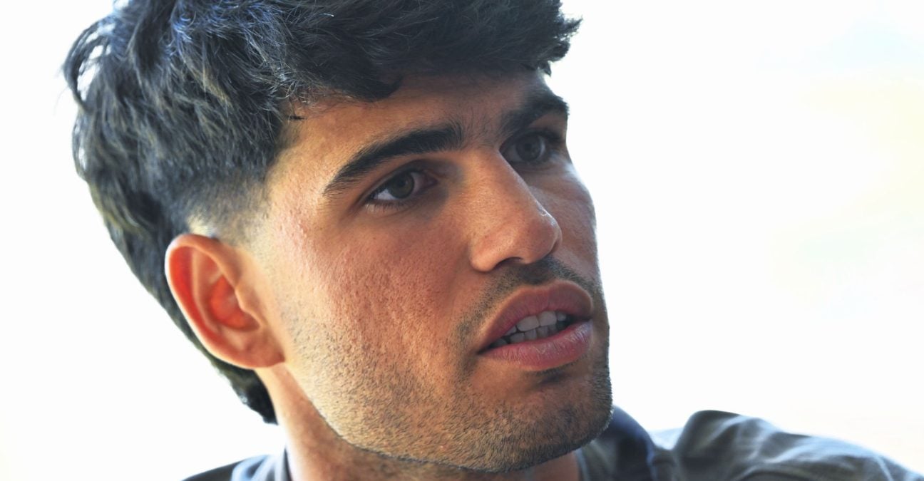 Carlos Alcaraz, portrait, 2026