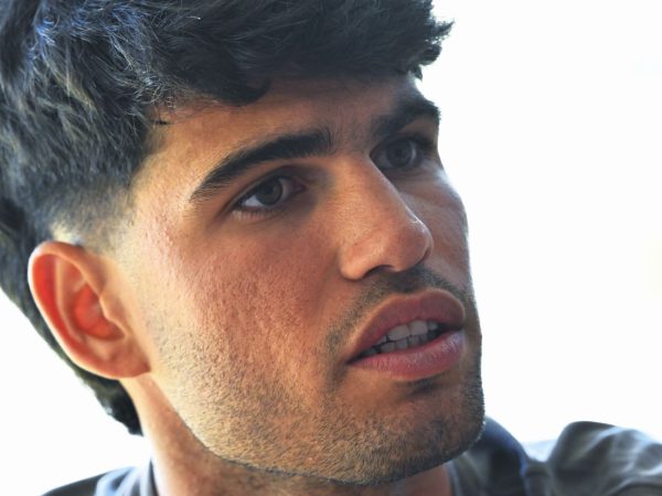 Carlos Alcaraz, portrait, 2026