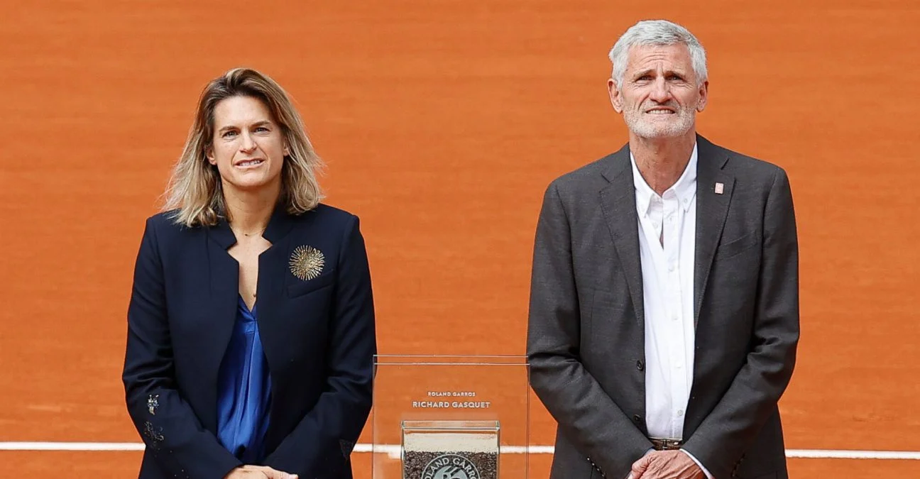 Amélie Mauresmo et Gilles Moretton, Roland-Garros 2025