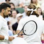 Novak Djokovic et Stefanos Tsitsipas, Wimbledon 2026